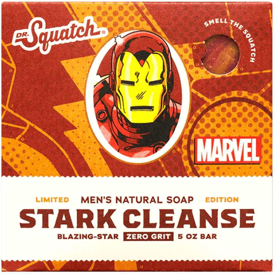 Dr. Squatch: Bar Soap, Marvel (Stark Cleanse) – POPnBeards
