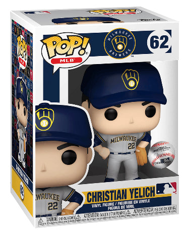 Funko Pop! MLB: Christian Yelich # 62 (Includes Box Protective Case) – JB's  Sports Cards