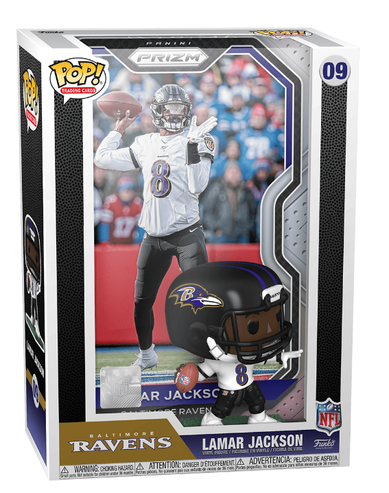 Funko Baltimore Ravens NFL Funko POP Vinyl Figure | Lamar Jackson Passing  Graded AFA 9.0