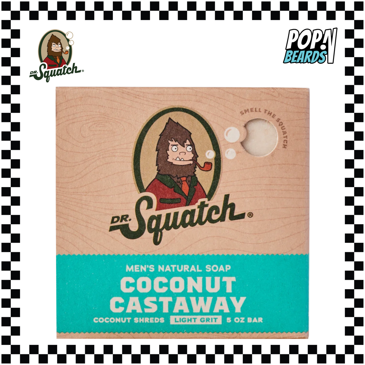 Dr. Squatch, 5oz Bar Soap - Coconut Castaway