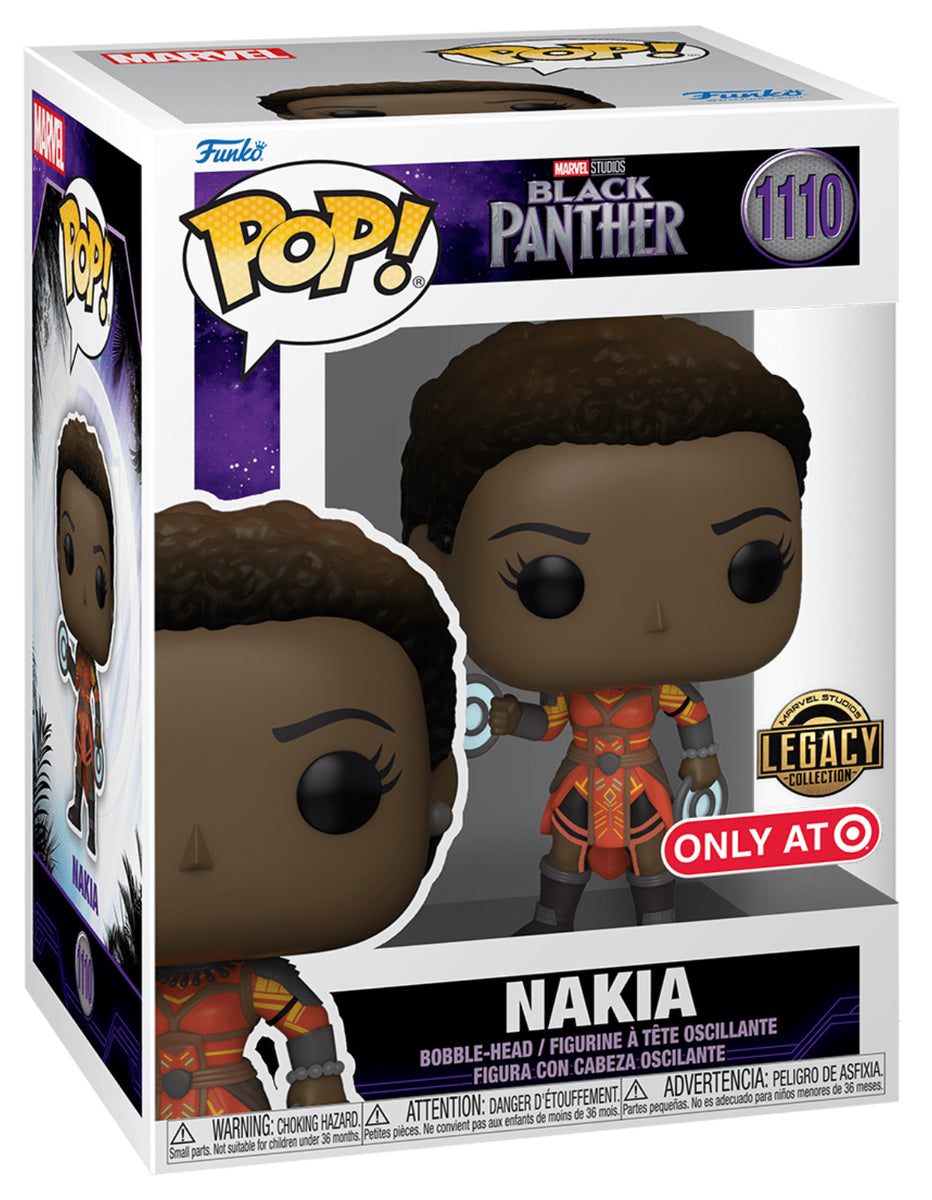 Funko Pop Vinyl - Marvel Black Panther - Nakia 1110 Target Exclusive Legacy  Collection