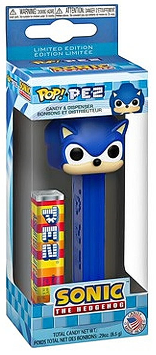 Sonic PEZ Dispenser & Candy, Sonic the Hedgehog