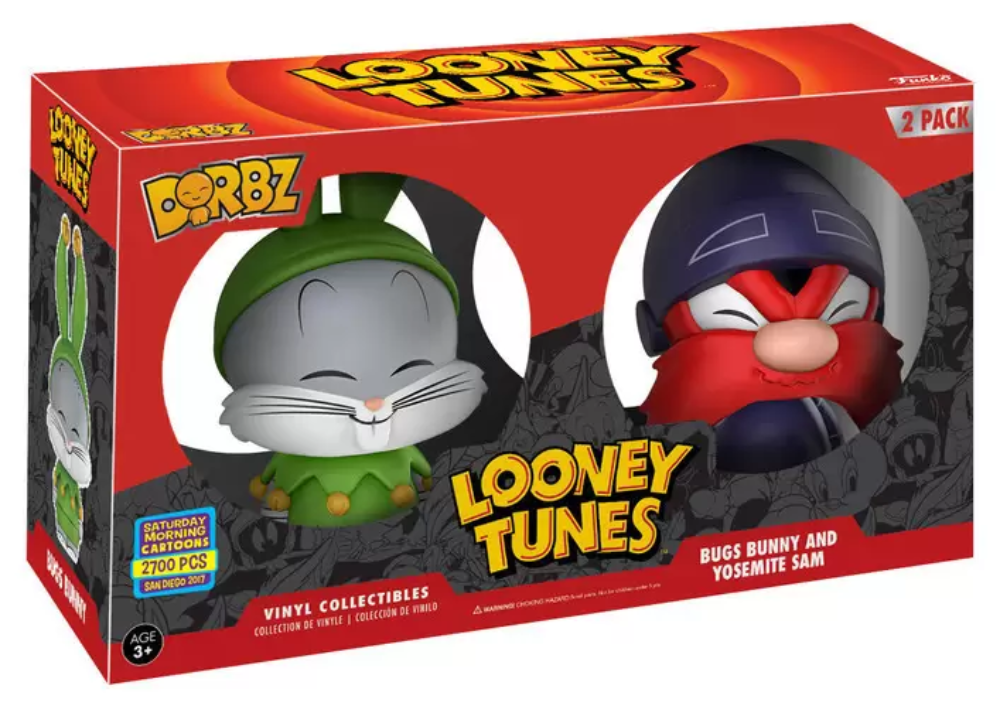 Dorbz Looney Tunes Bugs And Yosemite Sam Smc 2700 Pcs 2017 Sdcc Popnbeards