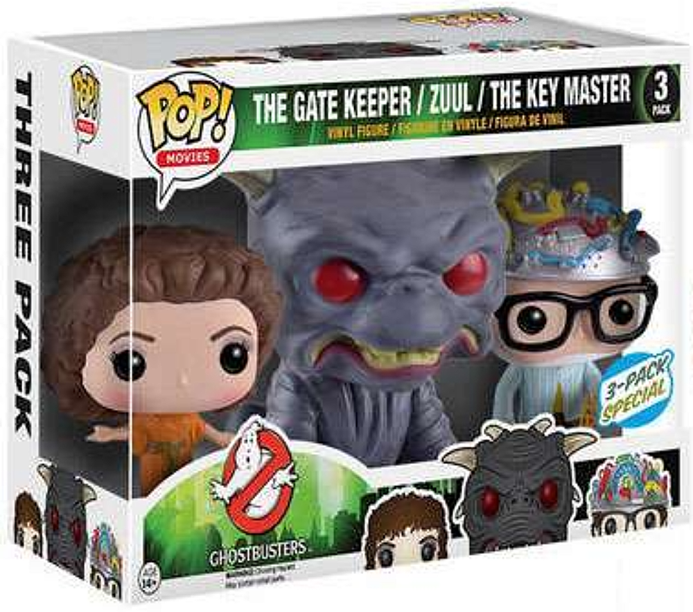 POP! Movies: Ghostbusters, The Gate Keeper & Zuul & The Key Master (3-Pack)