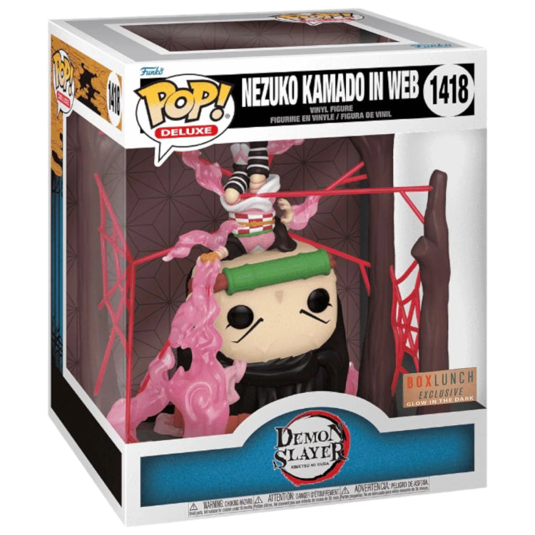 Demon Slayer Nezuko Kamado In Web Glow Box Lunch