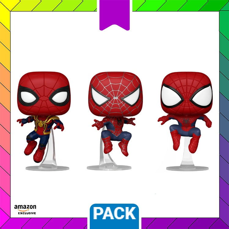 No Way Home Spider-Man 3 Pack Amazon