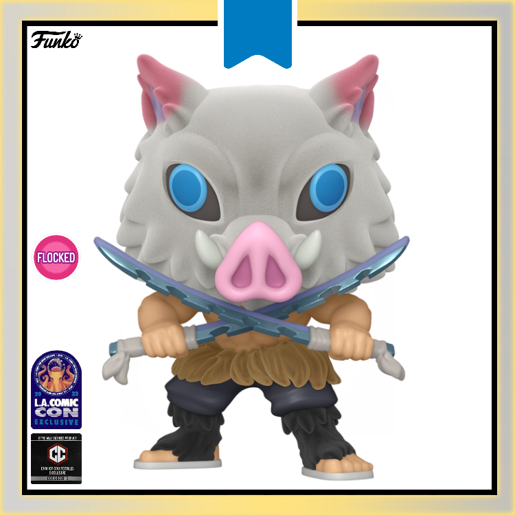 Demon Slayer Inosuke Hashibira Flocked LACC Chalice