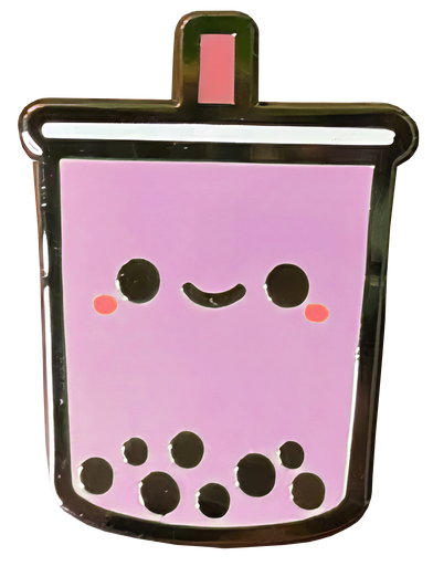 Cute Boba Cup Acrylic Pins