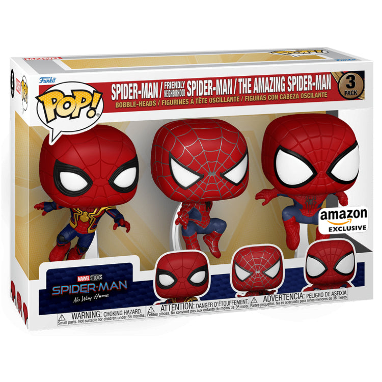 No Way Home Spider-Man 3 Pack Amazon