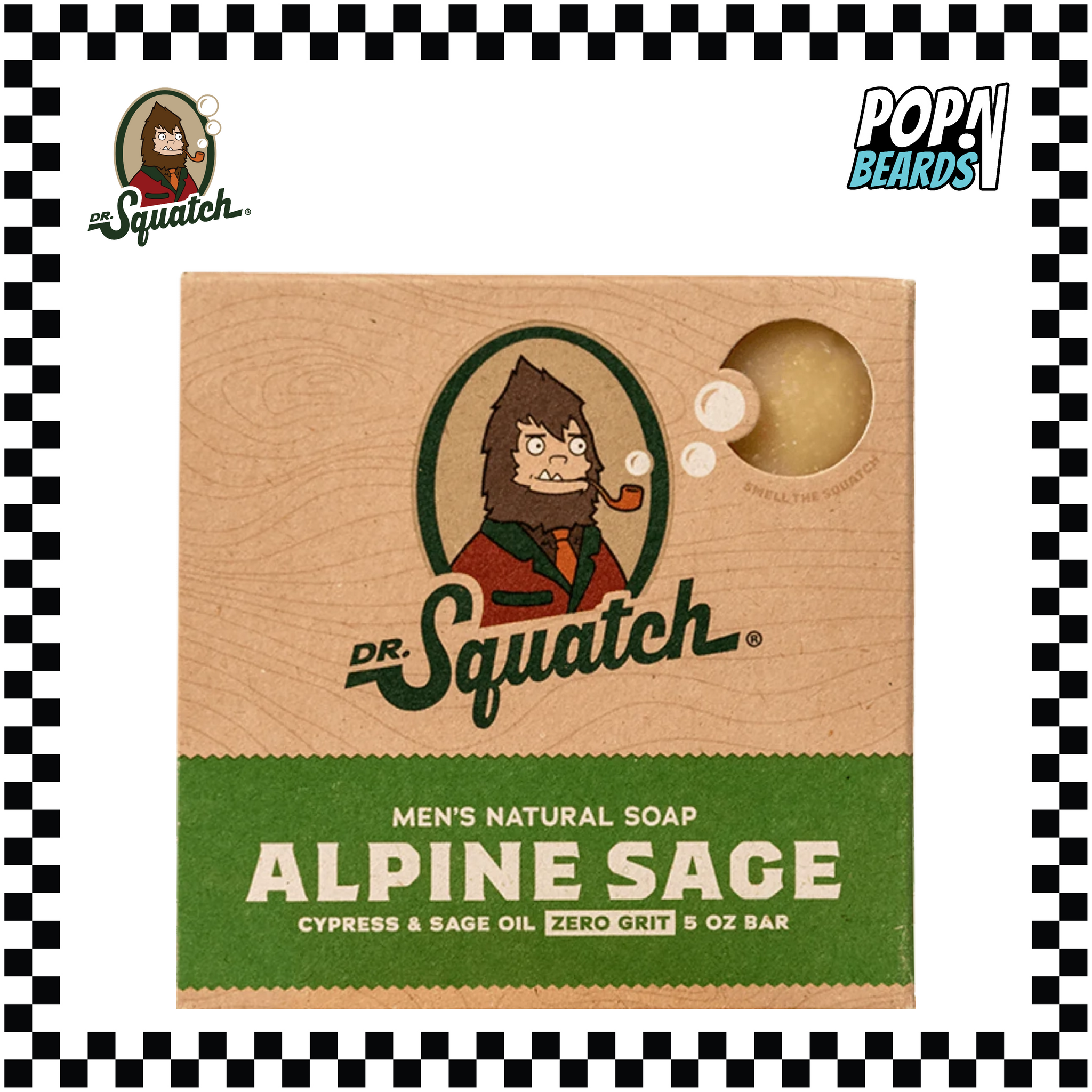 Dr. Squatch Natural Bar Soap, Alpine Sage, 5 oz