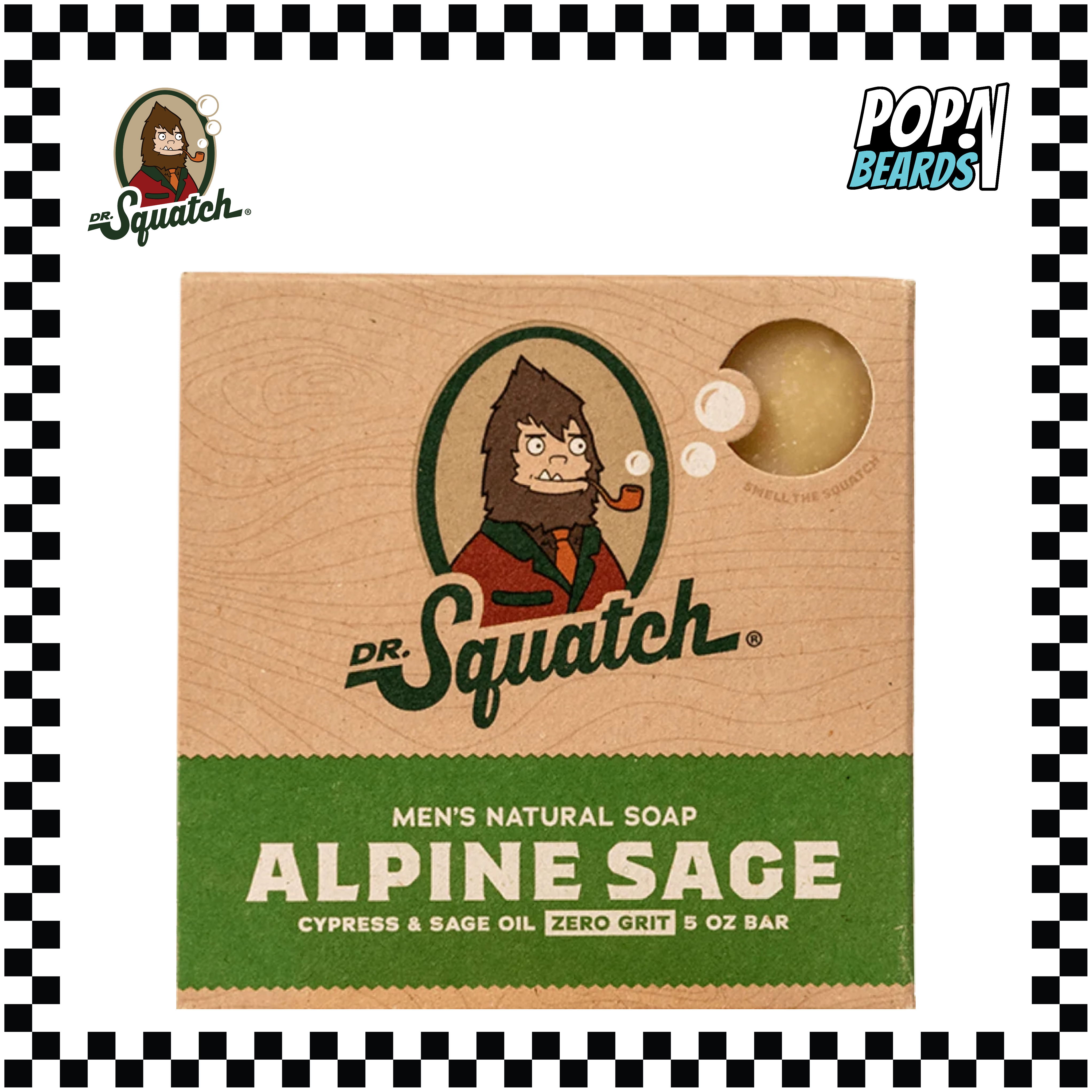 Dr. Squatch Alpine Sage Soap 5oz Zero Grit Free Shipping