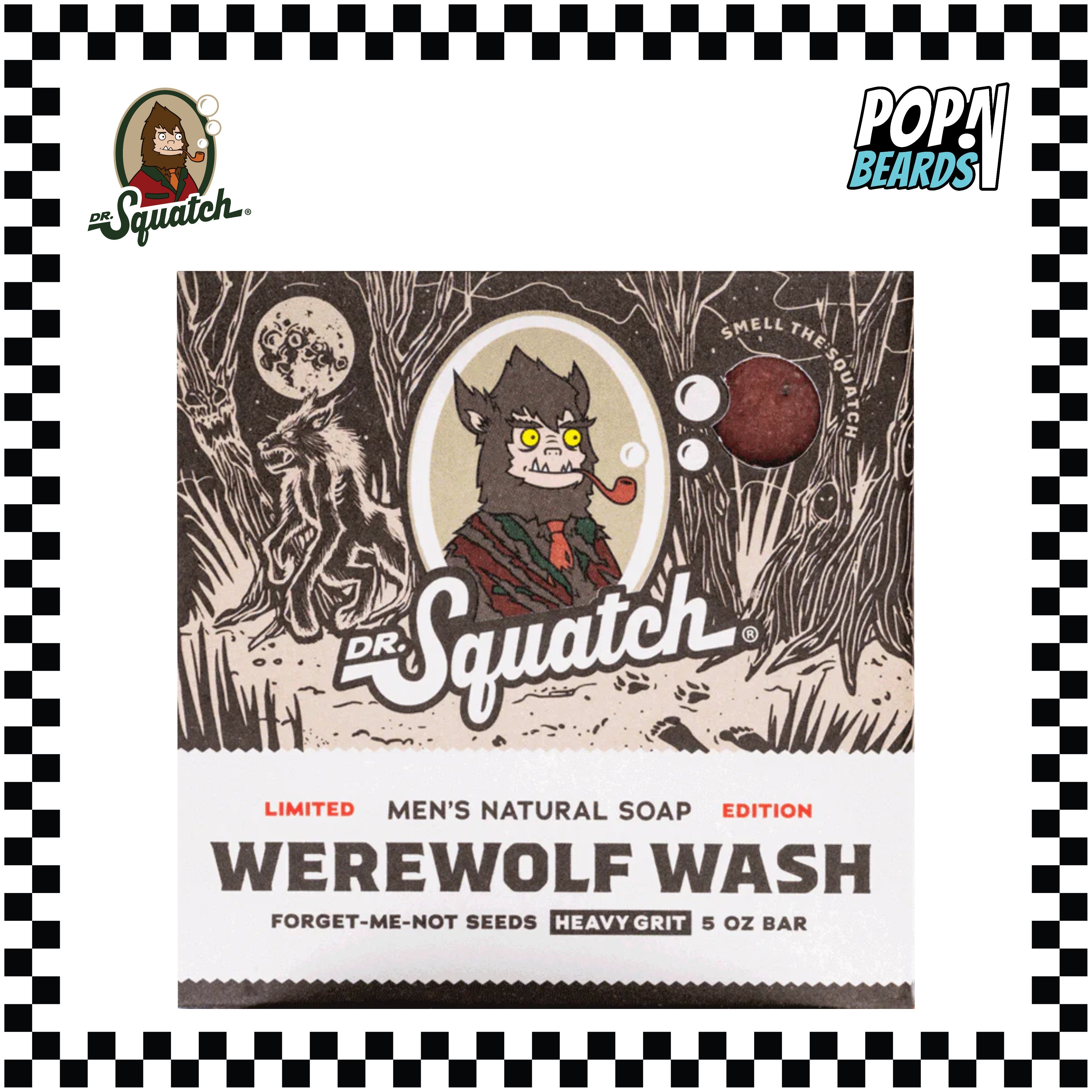 Dr. Squatch All Natural Bar Soap for Men Limited Edition, Werewolf Wash