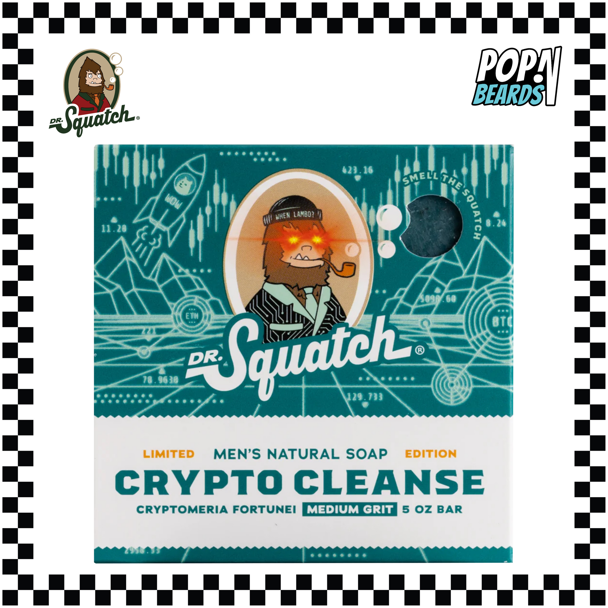 Dr. Squatch Crypto Cleanse Natural Soap 5 oz Bar Limited Edition