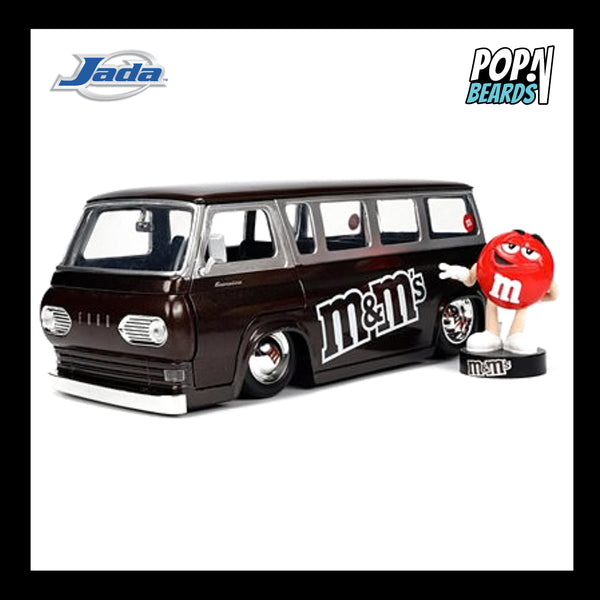 JT: Die-Cast Vehicle (M&M), Red + 1965 Ford Econoline