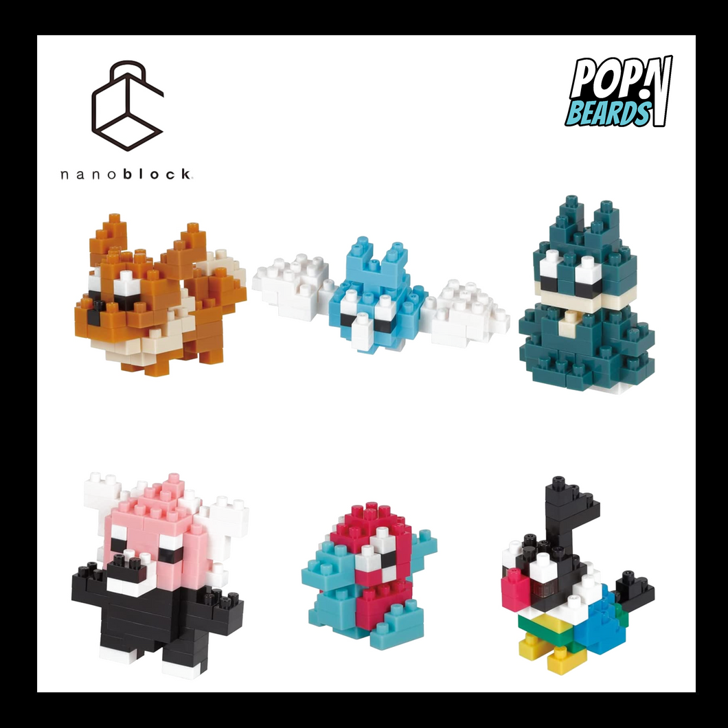 NanoBlock: Mini, Pokemon (Normal-Type) (6-Pack) – POPnBeards