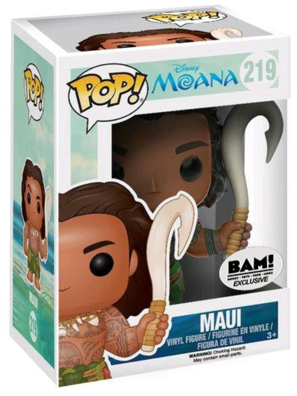 POP! Disney: 219 Moana, Maui (Books-A-Million) Exclusive – POPnBeards