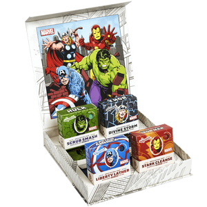 Dr Squatch Marvel Avengers Collection 4 Pack