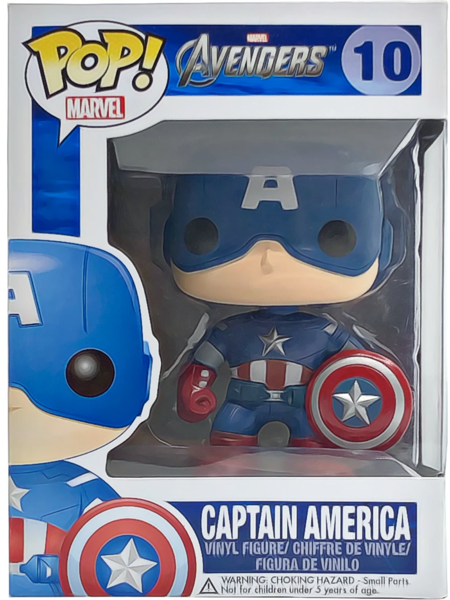 POP! Marvel: 10 Avengers, Captain America – POPnBeards