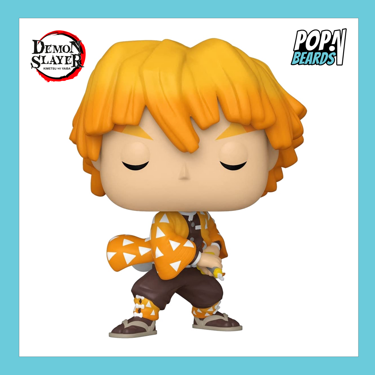 POP! Animation: 869 Demon Slayer, Zenitsu Agatsuma – POPnBeards