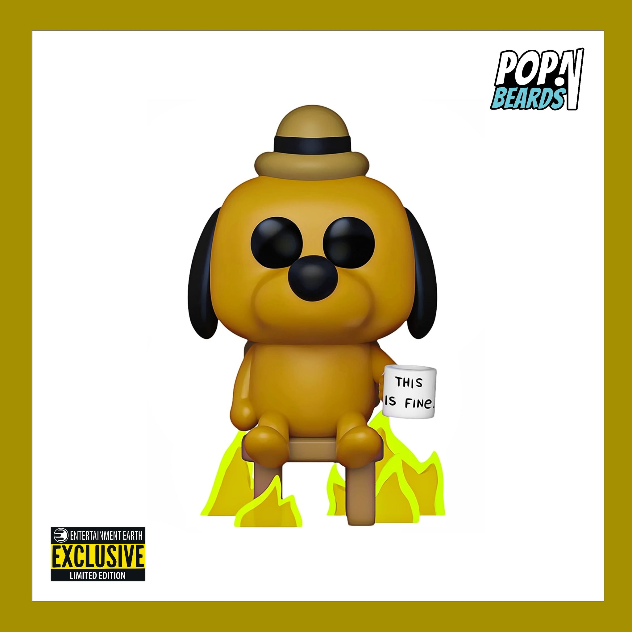 POP! Icons: 56 This is Fine., This is Fine Dog Exclusive 