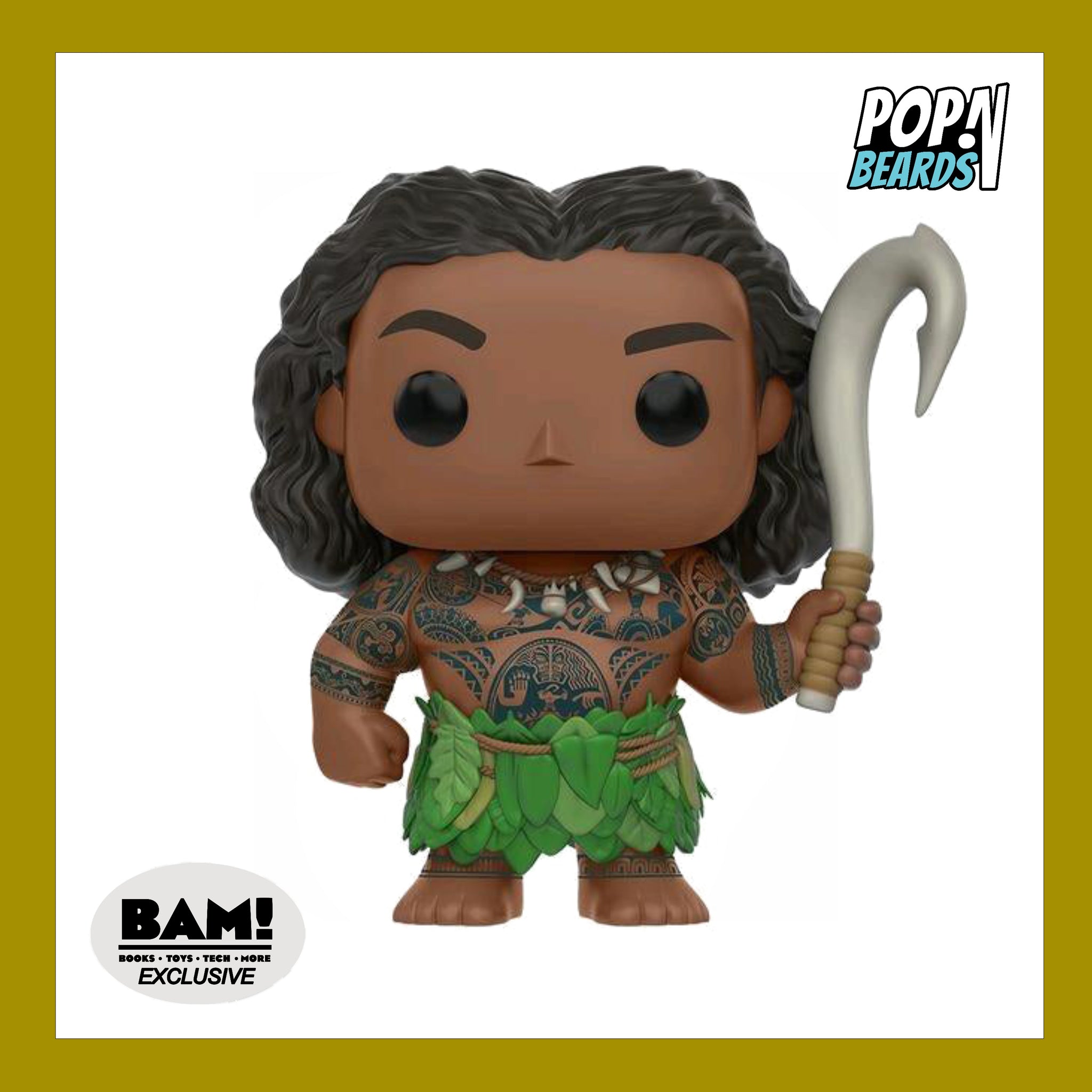 POP! Disney: 219 Moana, Maui (Books-A-Million) Exclusive – POPnBeards