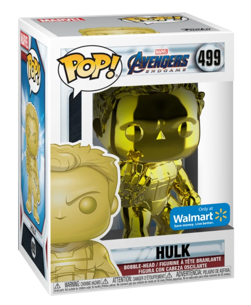 POP! Marvel: 499 Avengers Endgame, Hulk (GLD-CRM) Exclusive