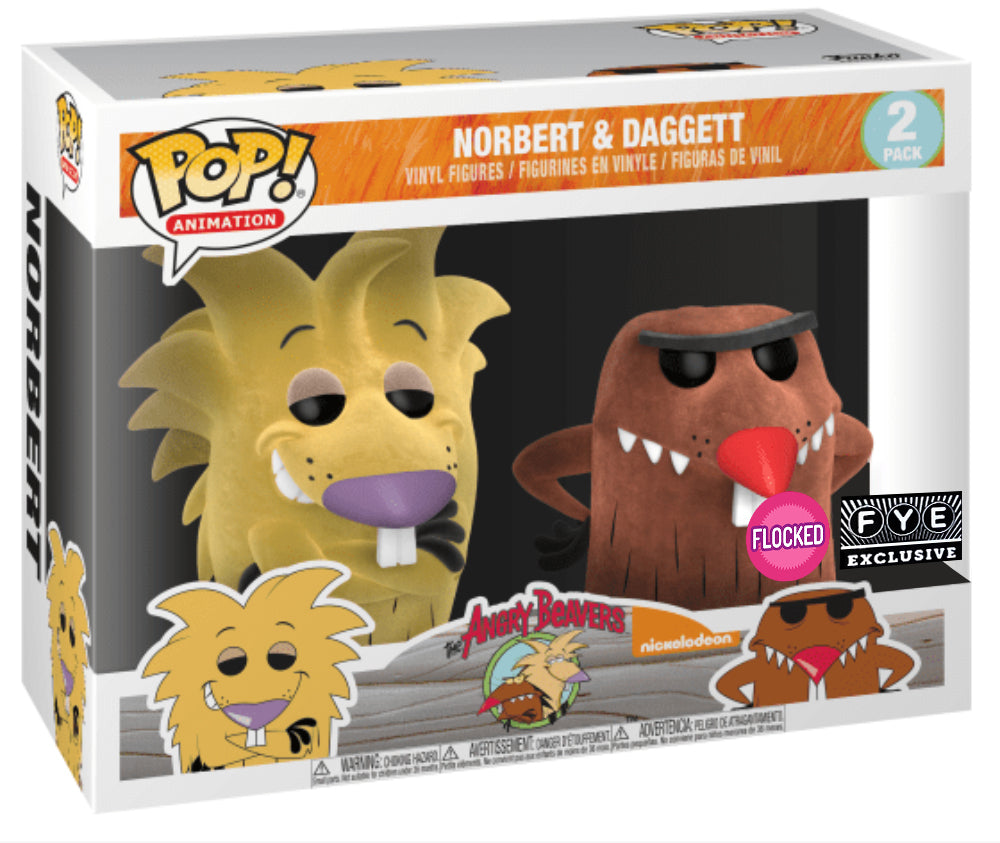 POP! Animation: Angry Beavers, Norbert & Daggett (FL) (2-Pack